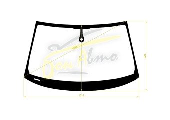 Стекло лобовое AUDI A6 2011-2018 (C7-4d sed) место под датчик дождя молдинг, фурнитура, 
Бренд: FYG с серой полосой