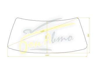 Стекло лобовое TOYOTA HILUX SURF 1984-1989 (LN51-в герметик) 
Бренд: BENSON с синей полосой