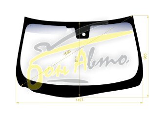 Стекло лобовое NISSAN CIMA 2012- (Y51-RHD) место под 1 камеру, место под датчик дождя, 
Бренд: BENSON с синей полосой