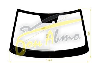 Стекло лобовое HYUNDAI CRETA 2021- (SU2) место под 1 камеру, место под датчик дождя, 
Бренд: КМК с синей полосой