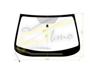 Стекло лобовое SUBARU IMPREZA 2007-2011 (GH-RHD) обогрев щеток 
Бренд: BENSON с серой полосой