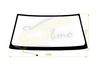 Стекло лобовое TOYOTA LAND CRUISER CYGNUS 1997-2007 (FJ100-RHD) обогрев щеток 
Бренд: BSG