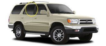 Стекло боковое TOYOTA 4RUNNER 1995-2002 N180 RD/RH 
Бренд: BSG Тонированное