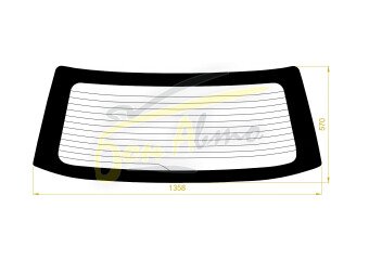 Стекло заднее с обогревом MITSUBISHI OUTLANDER 2001-2008 (CU2-5W) 
Бренд: BSG