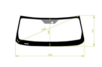 Стекло лобовое JEEP CHEROKEE 2007-2013 (KK-LHD) место под датчик дождя
Бренд: BENSON