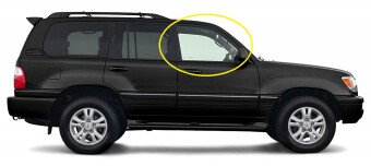Стекло боковое LEXUS LX 1997-2007 FJ100 FD/RH 
Бренд: BSG