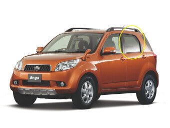 Стекло боковое DAIHATSU BE-GO 2006-2017 (J200) RD/LH 
Бренд: BENSON