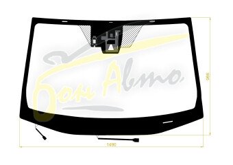 Стекло лобовое TOYOTA RAV 4 2018- (ASA50-RHD) обогрев щеток, место под 1 камеру, место под датчик дождя, 
Бренд: BENSON