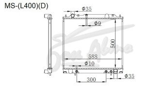 Радиатор MITSUBISHI SPACE GEAR 1994-2007 (PA4W) (4M40,4D56,4G64) 
Бренд: TONGSHI AL32AT
