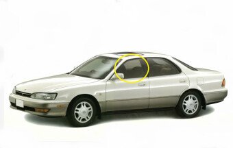Стекло боковое TOYOTA CAMRY PROMINENT 1990-1994 VZV30-h/t FD/LH 
Бренд: BSG
