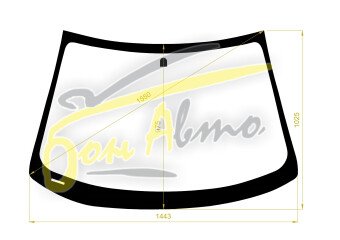 Стекло лобовое MITSUBISHI GALANT FORTIS 2007-2015 (CY-RHD) 
Бренд: BENSON с синей полосой