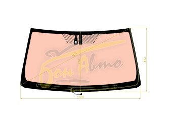 Стекло лобовое TOYOTA LAND CRUISER PRADO 2009-2023 (GRJ150-RHD) полный обогрев, место под датчик дождя, 
Бренд: BSG