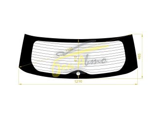 Стекло заднее с обогревом SUZUKI SWIFT 2016- (ZC33) 1 отверстие 
Бренд: BENSON