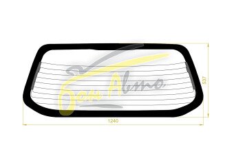 Стекло заднее с обогревом HONDA LOGO 1996-2001 (GA3) 
Бренд: ZDG