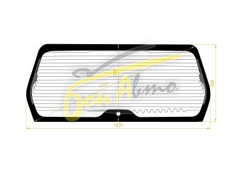 Стекло заднее с обогревом SUBARU FORESTER 2002-2008 (SG5-2005) 1 отверстие 
Бренд: ZDG
