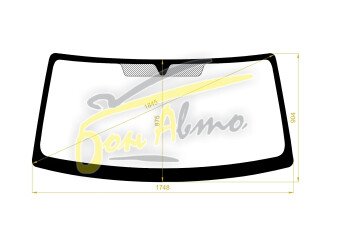 Стекло лобовое RENAULT MASTER 1997-2010 () 
Бренд: BSG с зеленой полосой