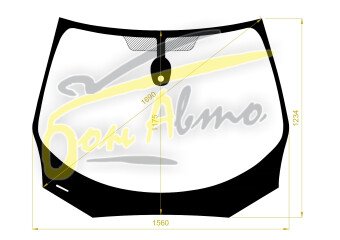 Стекло лобовое RENAULT SCENIC III 2009-2016 (JZ) место под датчик дождя, 
Бренд: BSG