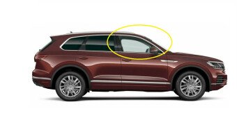 Стекло боковое VOLKSWAGEN TOUAREG 2018- CR7 LFD/RH фурнитура, 
Бренд: BENSON