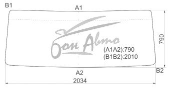 Стекло лобовое FAW FK50 2004- (FK50-wide-2034*790*2010) 
Бренд: BSG