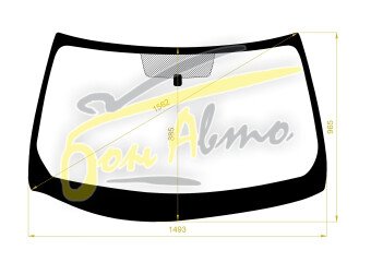 Стекло лобовое MITSUOKA GALUE 2005-2008 (Y50-RHD) 
Бренд: BENSON с синей полосой