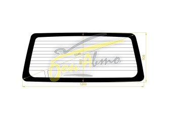 Стекло заднее с обогревом MITSUBISHI PAJERO 1991-1999 (V46) 
Бренд: BSG