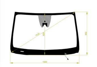 Стекло лобовое HYUNDAI MAXCRUZ 2012-2018 (DM-LHD) обогрев щеток, место под 1 камеру, 
Бренд: BENSON