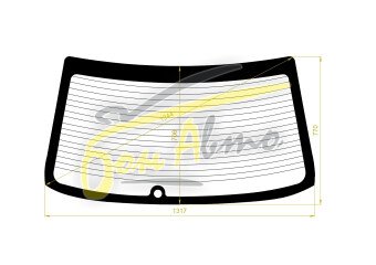 Стекло заднее с обогревом SUBARU IMPREZA 2000-2007 (GD) 1 отверстие 
Бренд: BENSON