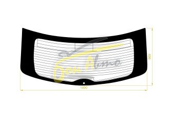 Стекло заднее с обогревом MAZDA CX-9 2006-2016 (TB) 1 отверстие 
Бренд: BSG