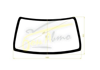 Стекло лобовое HONDA CR-V 1995-2001 (RD1-2) 
Бренд: КМК с синей полосой