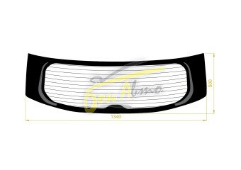 Стекло заднее с обогревом HYUNDAI CRETA 2015-2021 (GC) 1 отверстие 
Бренд: BENSON Тонированное