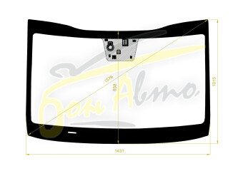 Стекло лобовое KIA CEE`D 2018- (CD-LHD-5d h/b) место под датчик дождя, место под датчик влажности, 
Бренд: BENSON с синей полосой