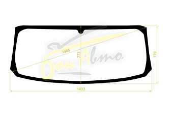 Стекло лобовое TOYOTA TOYACE 2007- (#U400) 1933*779 широкая кабина
Бренд: BENSON