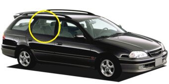 Стекло боковое TOYOTA CALDINA 1997-2002 ST210 RD/RH 
Бренд: TOYOTA