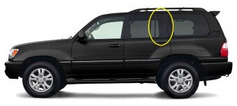 Стекло боковое LEXUS LX 1997-2007 FJ100 RQ/LH 
Бренд: BSG