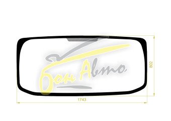 Стекло лобовое JMC KAIRUI 2011- (N800-mid-1743*802) 
Бренд: BENSON