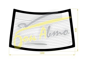 Стекло заднее с обогревом TOYOTA COROLLA 2000-2006 (NZE120-4d sed) 
Бренд: BSG