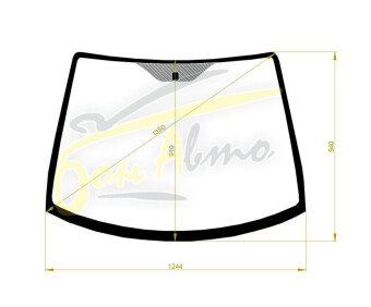 Стекло лобовое CHEVROLET SPARK 2005-2010 (M200-LHD) 
Бренд: КМК с синей полосой