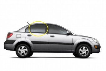 Стекло боковое KIA PRIDE 2005-2011 (JB-4d sed) RD/RH 
Бренд: BSG