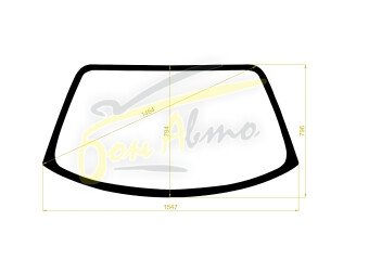 Стекло лобовое TOYOTA SUPRA 1993-2002 (JZA80) 
Бренд: BENSON с синей полосой