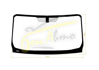 Стекло лобовое TOYOTA HIACE 2019- (H300) 
Бренд: BENSON