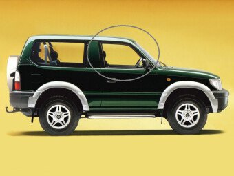 Стекло боковое TOYOTA LAND CRUISER PRADO 1996-2002 (J90-3d) FD/RH 
Бренд: BSG