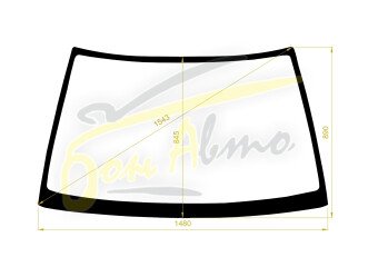 Стекло лобовое NISSAN R`NESSA 1997-2001 (N30) 
Бренд: ZDG с зеленой полосой