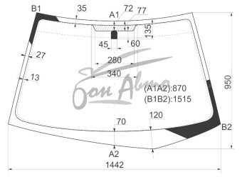 Стекло лобовое MITSUBISHI LANCER 2003-2010 (CS-LHD) 
Бренд: BSG