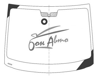 Стекло лобовое SMART FORTWO 2007- (W451) место под датчик дождя 
Бренд: BSG