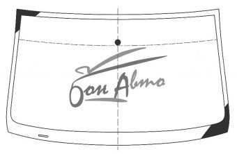 Стекло лобовое PORSCHE CAYENNE 2002-2010 (7L#) молдинг,
Бренд: BENSON с серой полосой