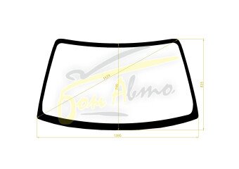 Стекло лобовое TOYOTA SPRINTER 1995-2000 (AE110) 
Бренд: ZDG с зеленой полосой