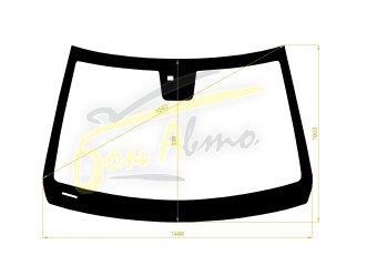 Стекло лобовое CADILLAC SRX 2010- () место под датчик дождя, 
Бренд: BSG с синей полосой