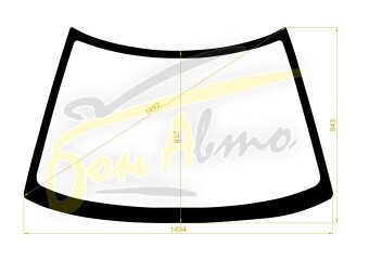 Стекло лобовое SUBARU LEGACY 1989-1993 (BC,BF) 
Бренд: BENSON с зеленой полосой
