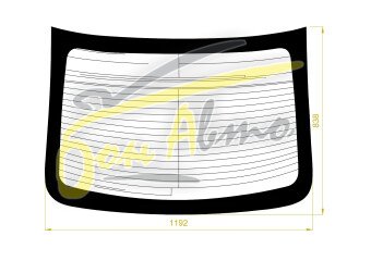 Стекло заднее с обогревом NISSAN ALTIMA 2012-2018 (L33) 
Бренд: BSG