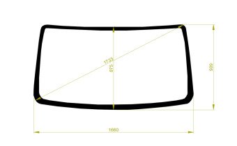 Стекло лобовое GAZ SOBOL 1996- () 
Бренд: КДМ